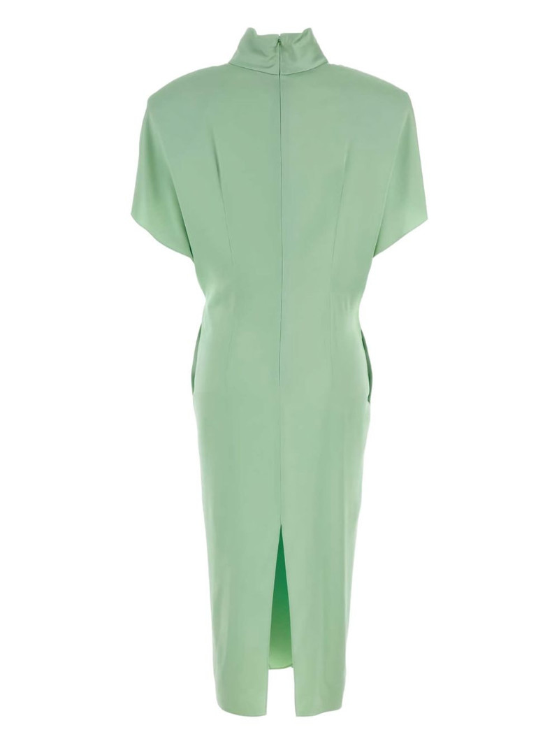 Stella McCartney twist-effect midi dress outlook