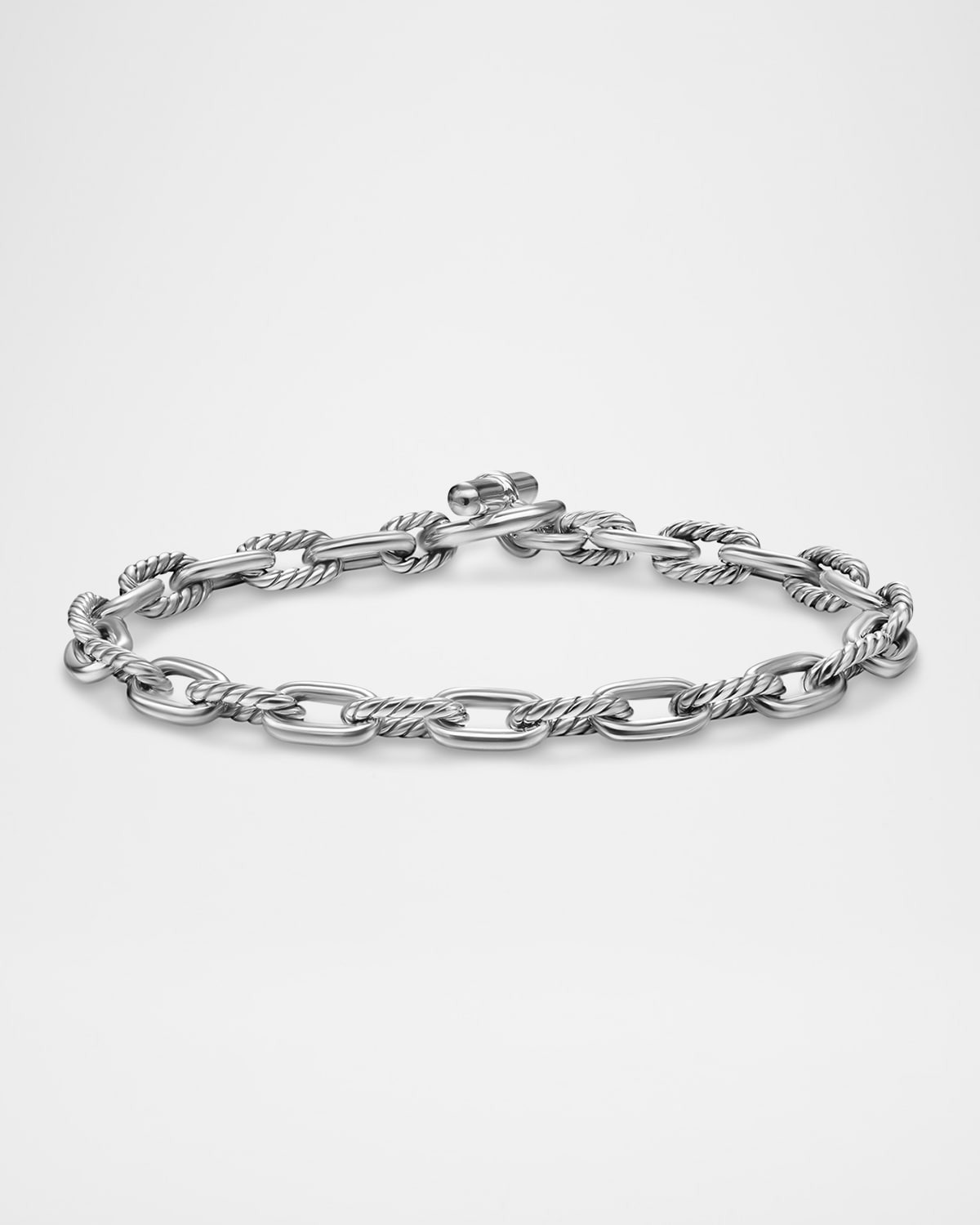 5.5mm DY Madison Toggle Bracelet in Silver - 6