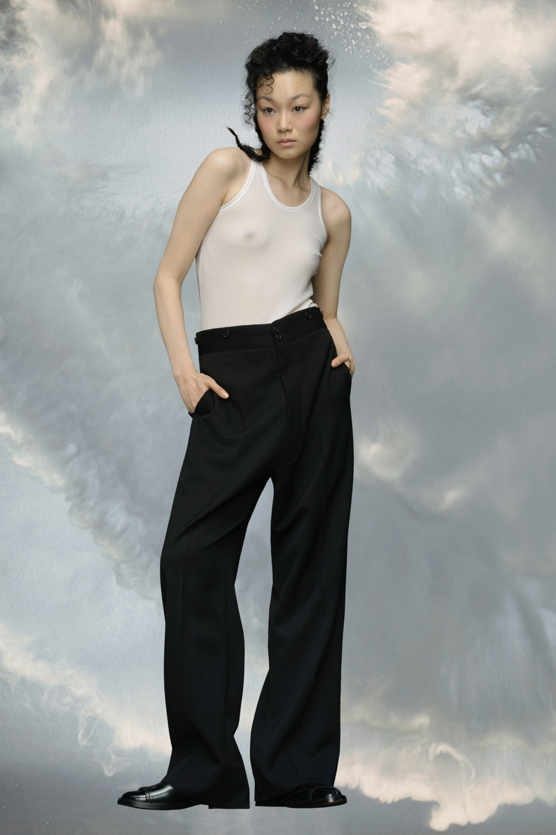 Maison Margiela Wool barathea trousers outlook