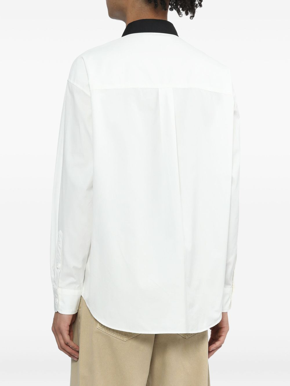 check-print cotton shirt - 4
