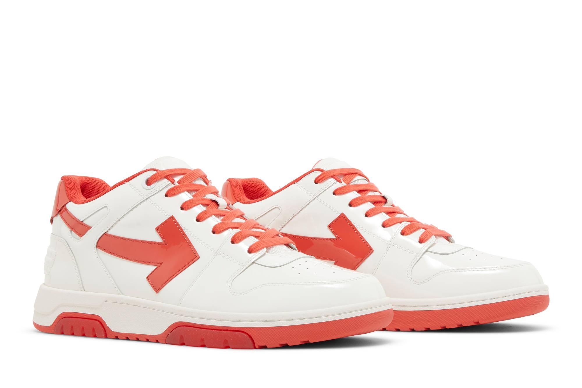 Off-White Out of Office 'White Red Patent' - 8