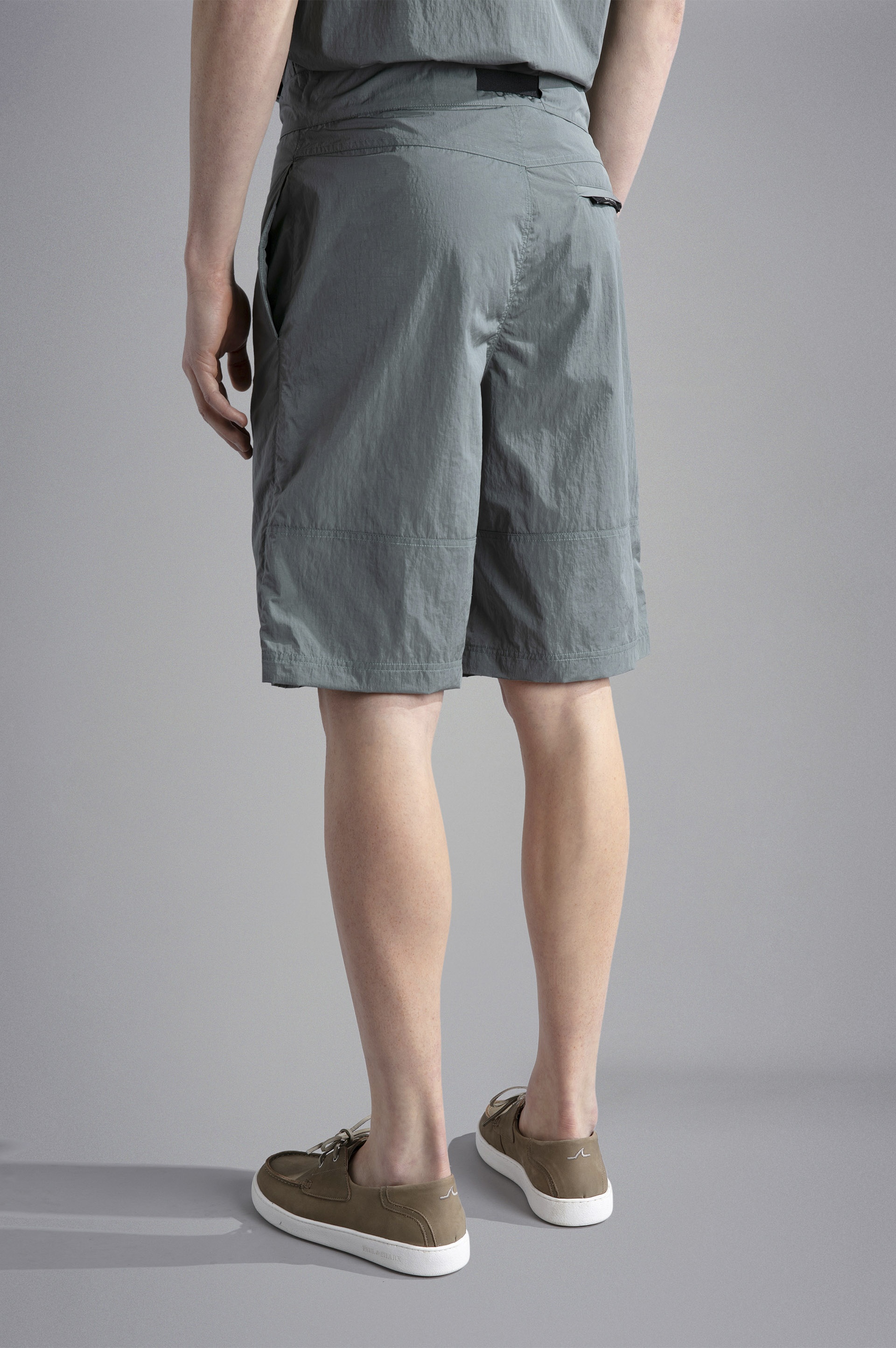 CRINKLE BERMUDA SHORTS - 3