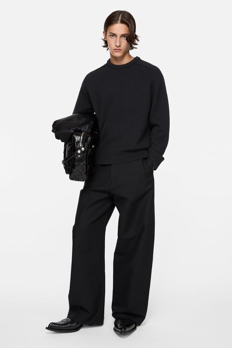 Acne Studios Wool logo jumper - Black/black outlook