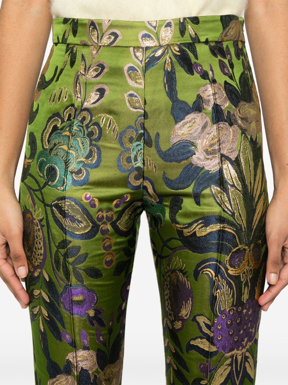 jacquard trousers - 5