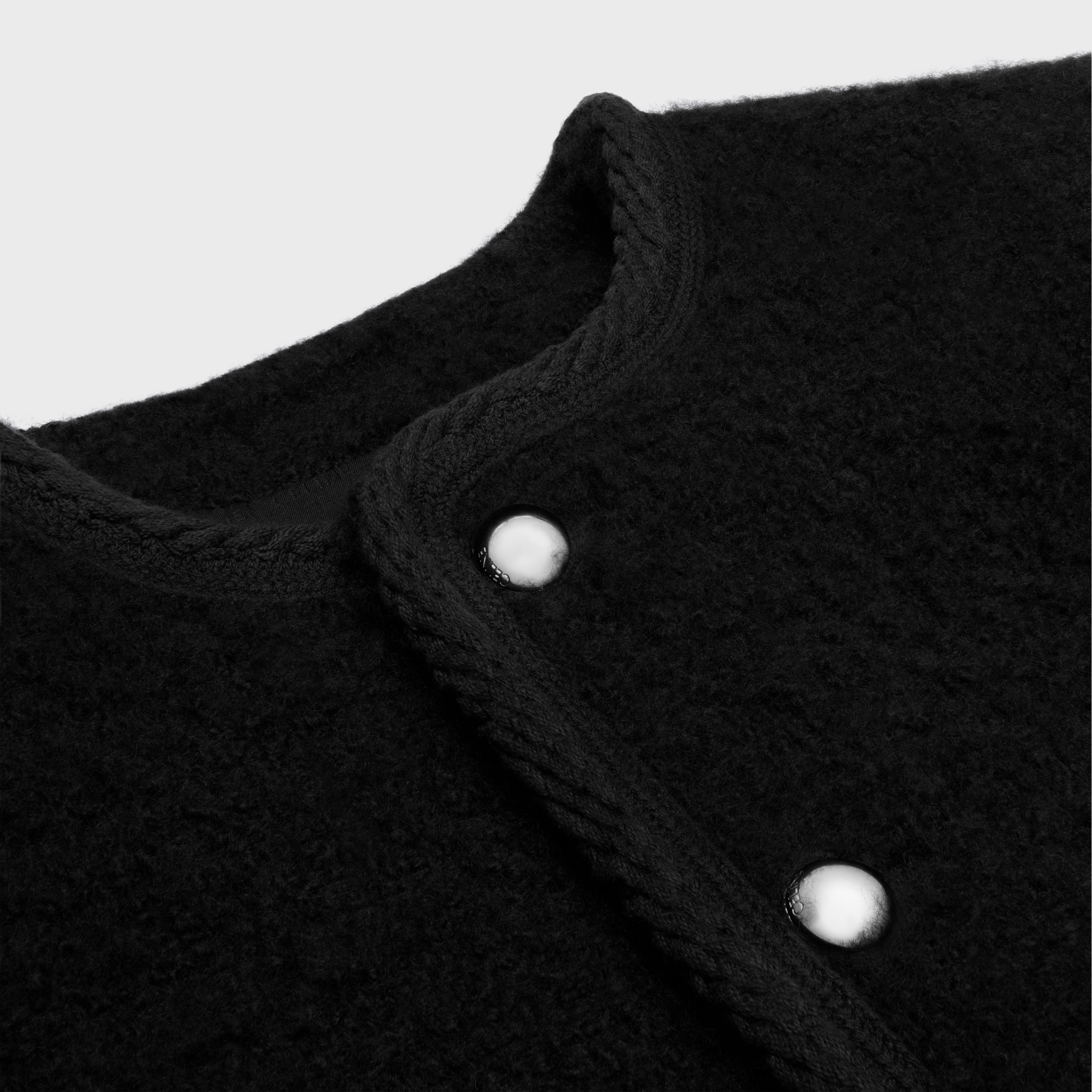 chelsea jacket in bouclé tweed cashmere - 3