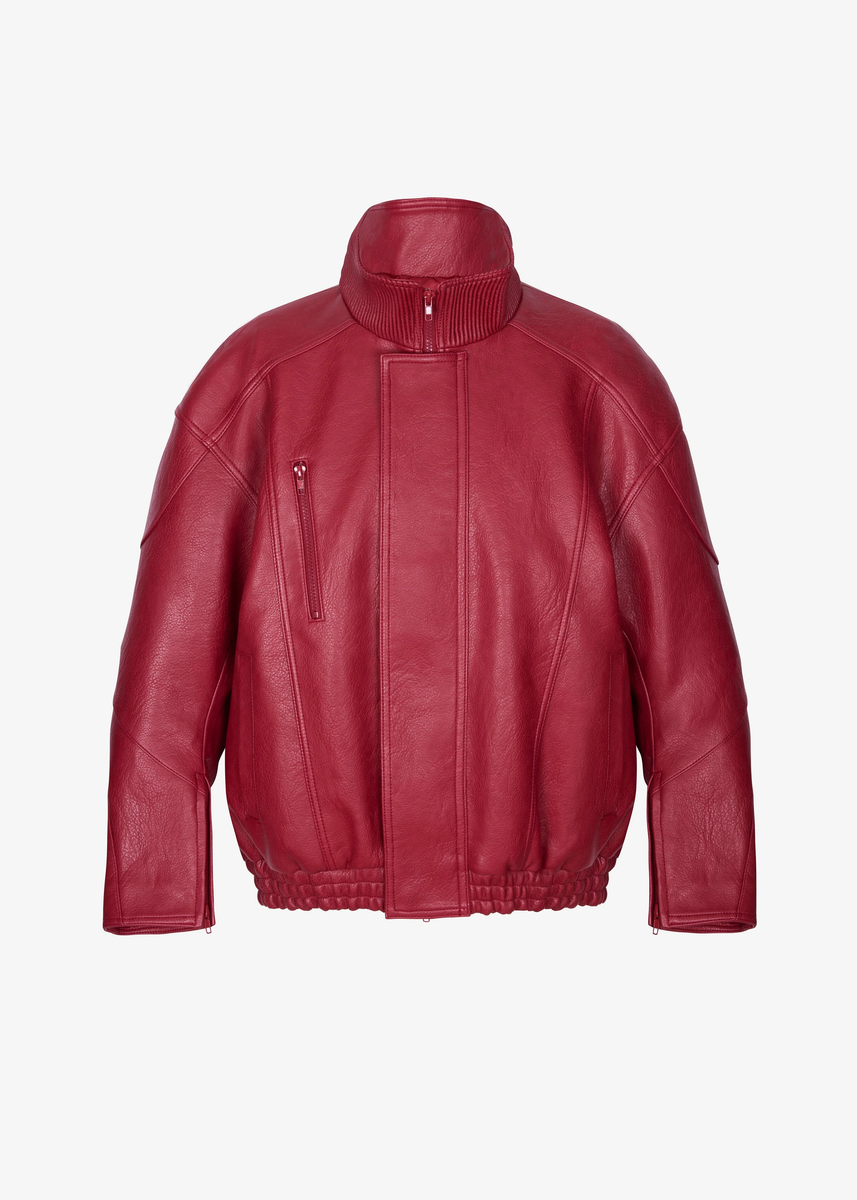 Zion Bomber Jacket - Red - 1
