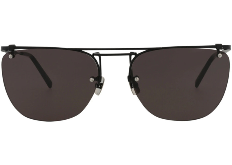SAINT LAURENT Saint Laurent Aviator Sunglasses Black/Black/Black (SL600-30014318-001) outlook