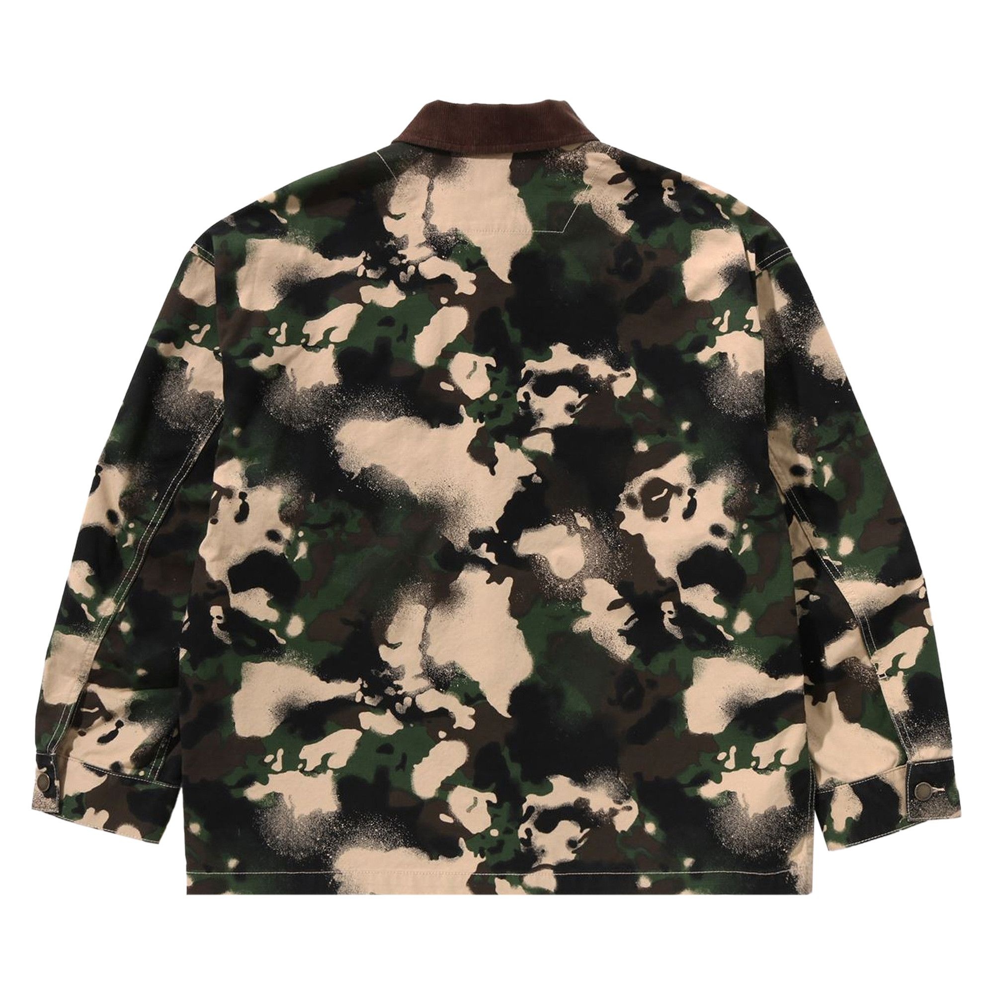 BAPE Map Camo Work Jacket 'Green' - 2