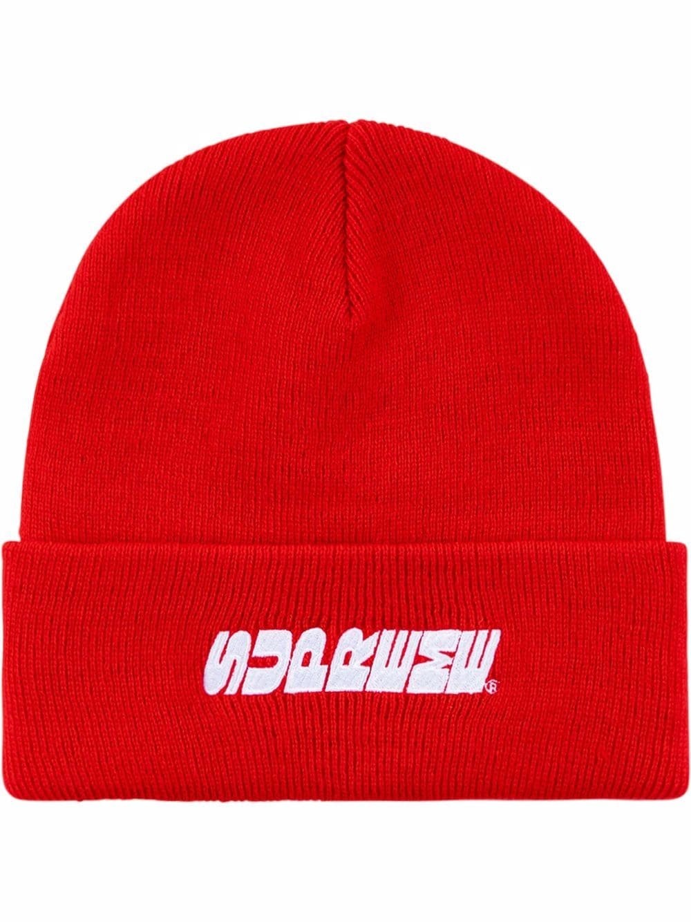 logo-embroidered beanie - 1