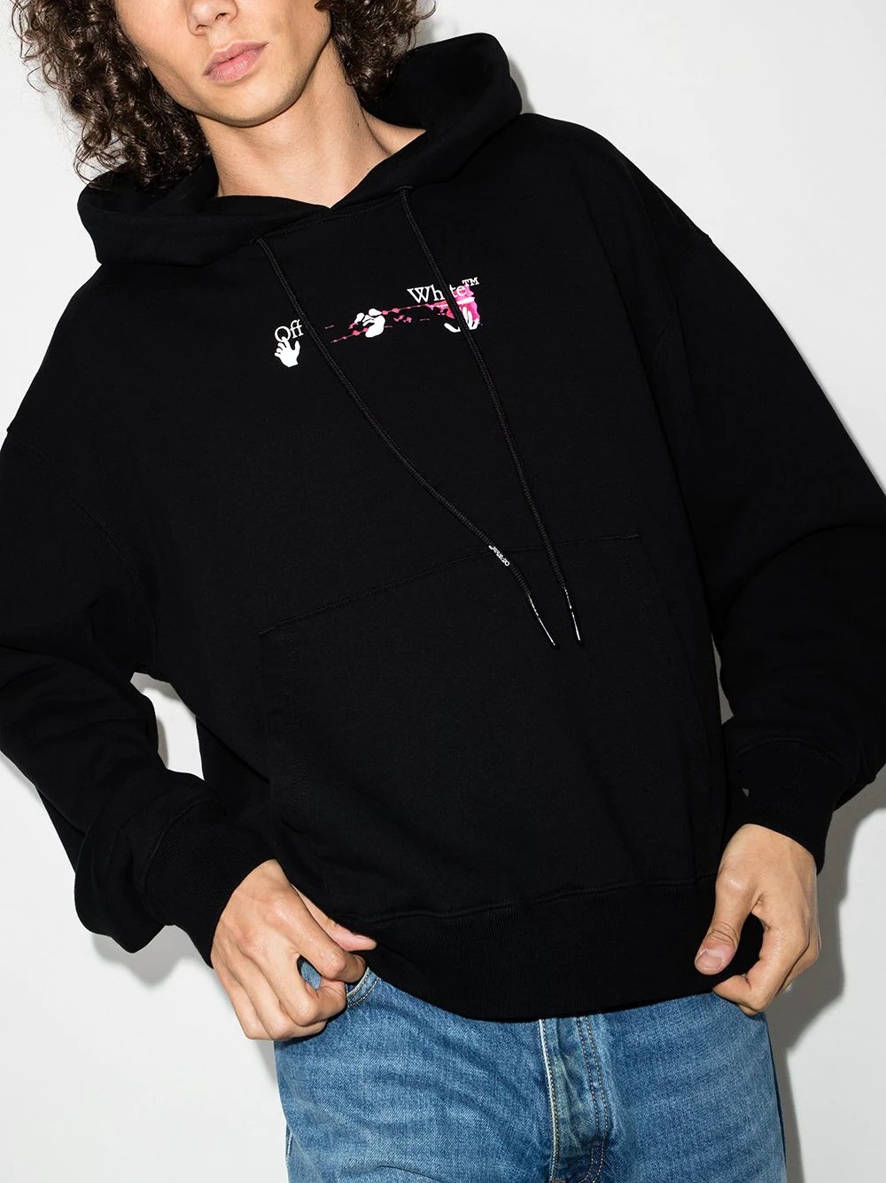 Acrylic Arrow hoodie - 2