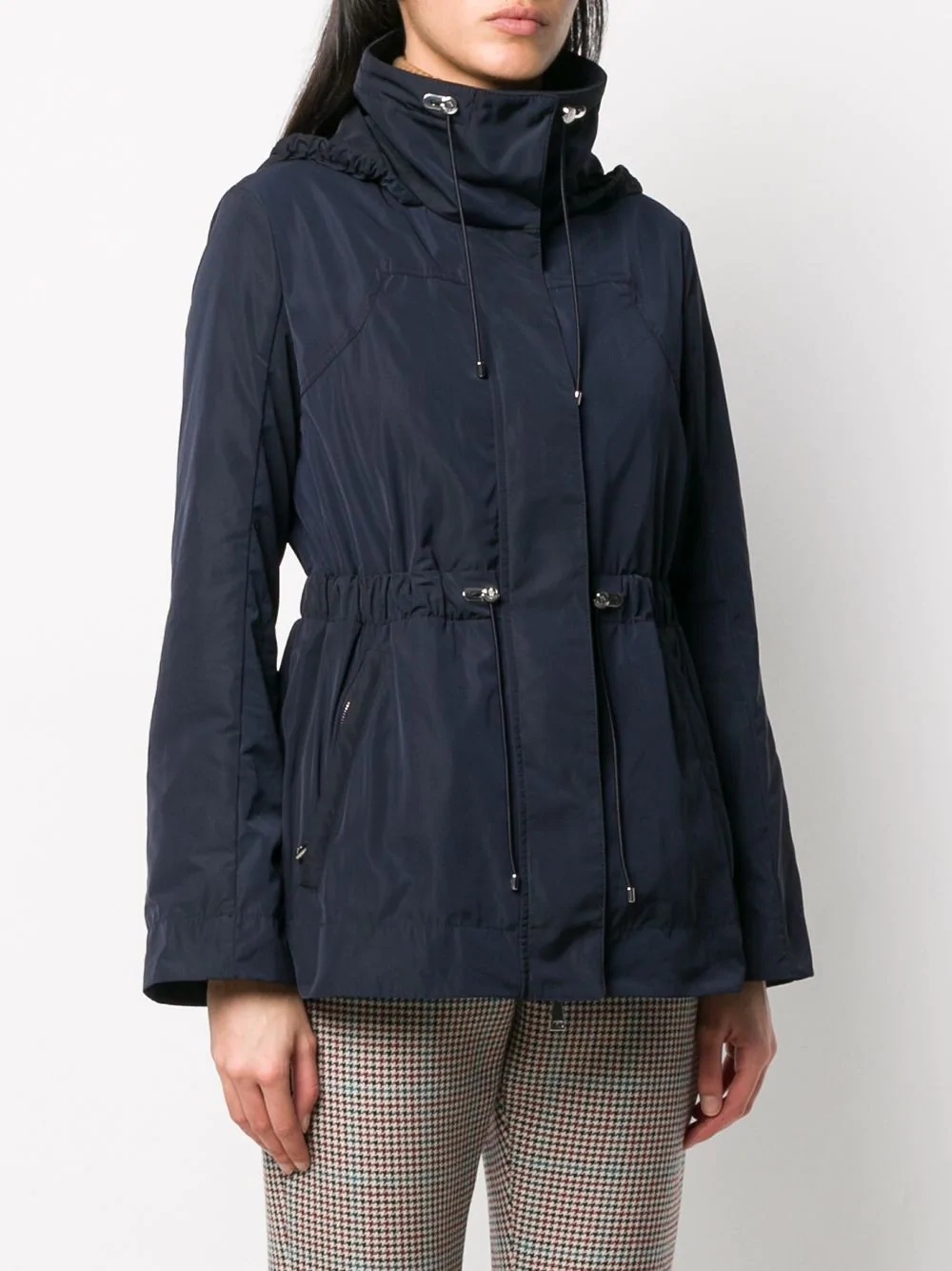 drawstring raincoat - 3