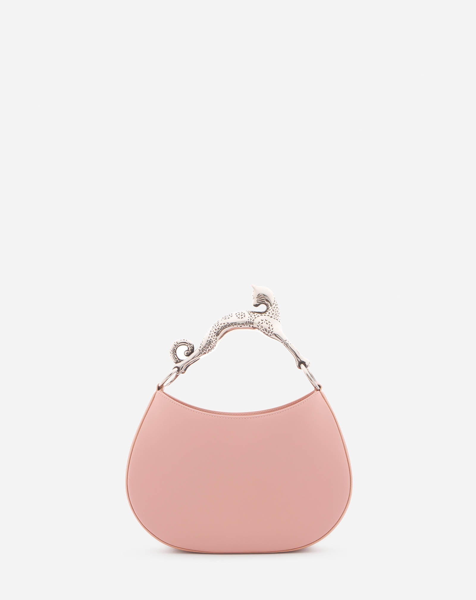 LEATHER PM HOBO CAT BAG - 4