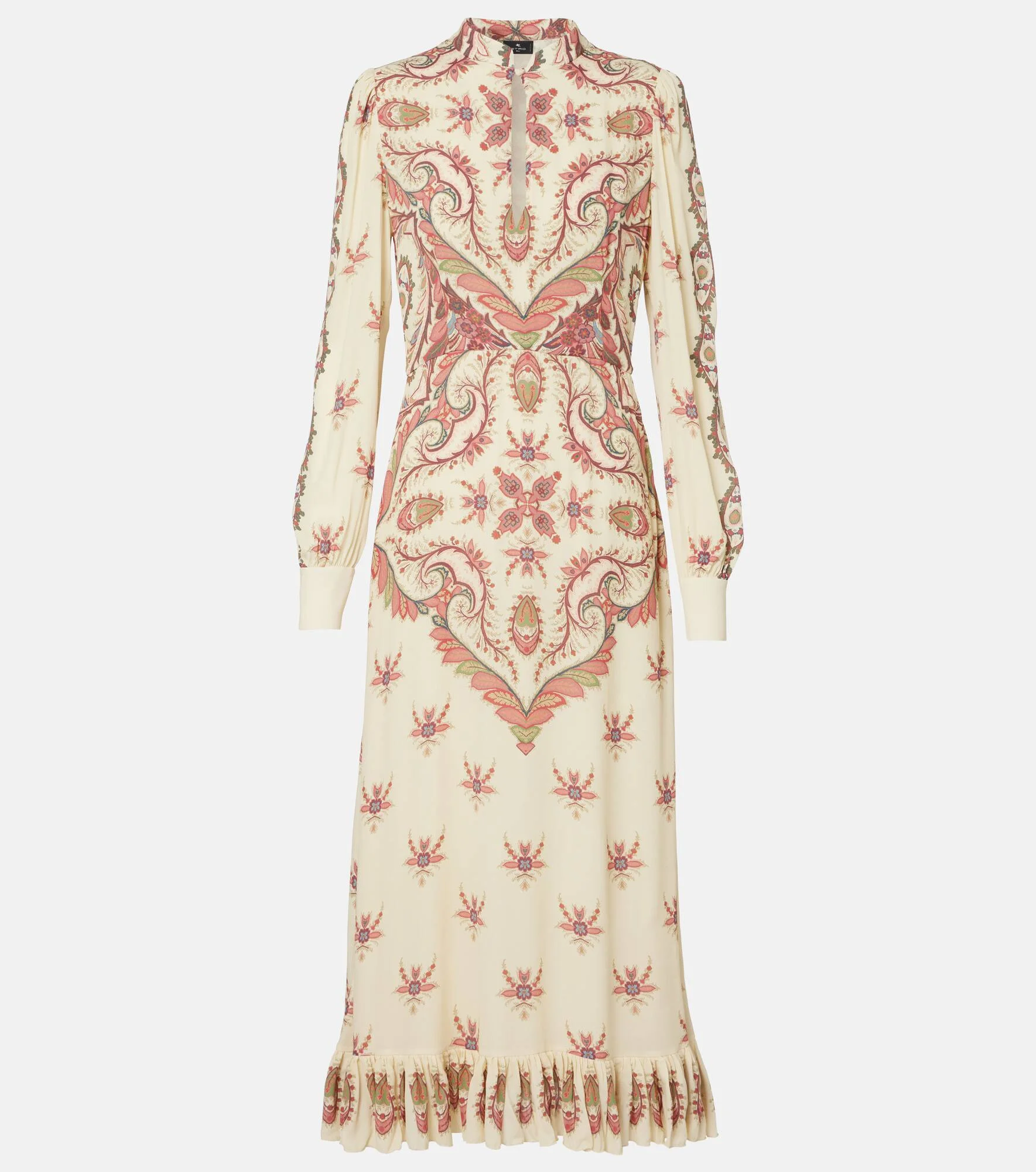 Cutout printed midi dress - 1