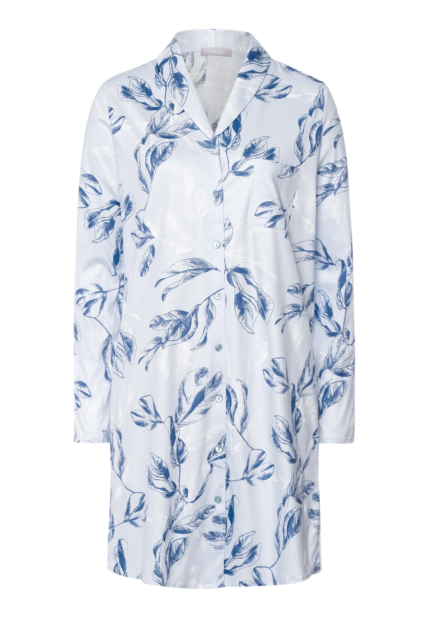 Loungy Nights Cotton Flannel Sleep Shirt - 1