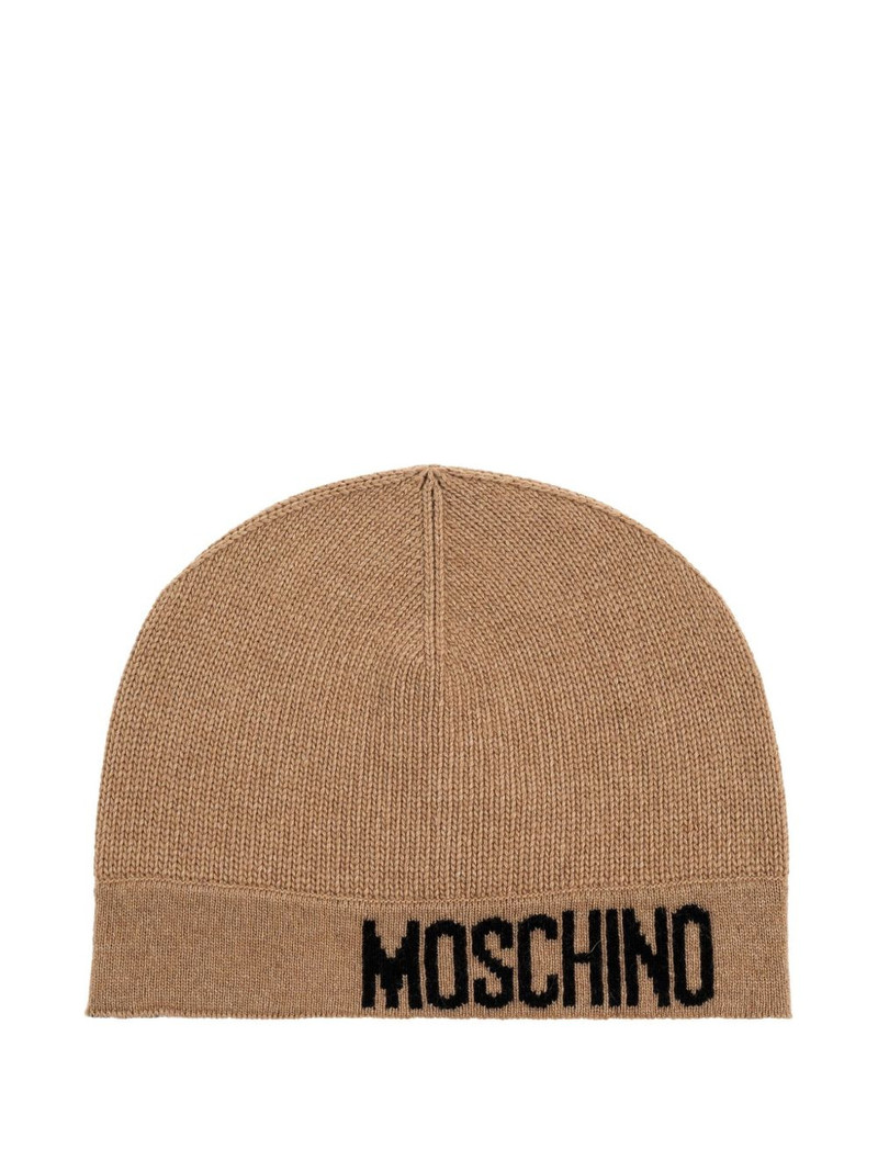 logo-detail beanie hat 1
