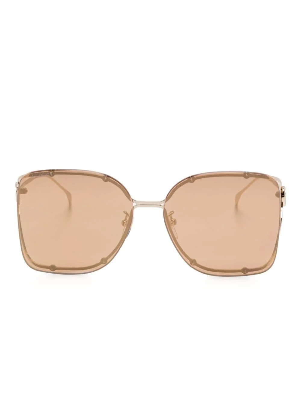oversize-frame sunglasses - 1