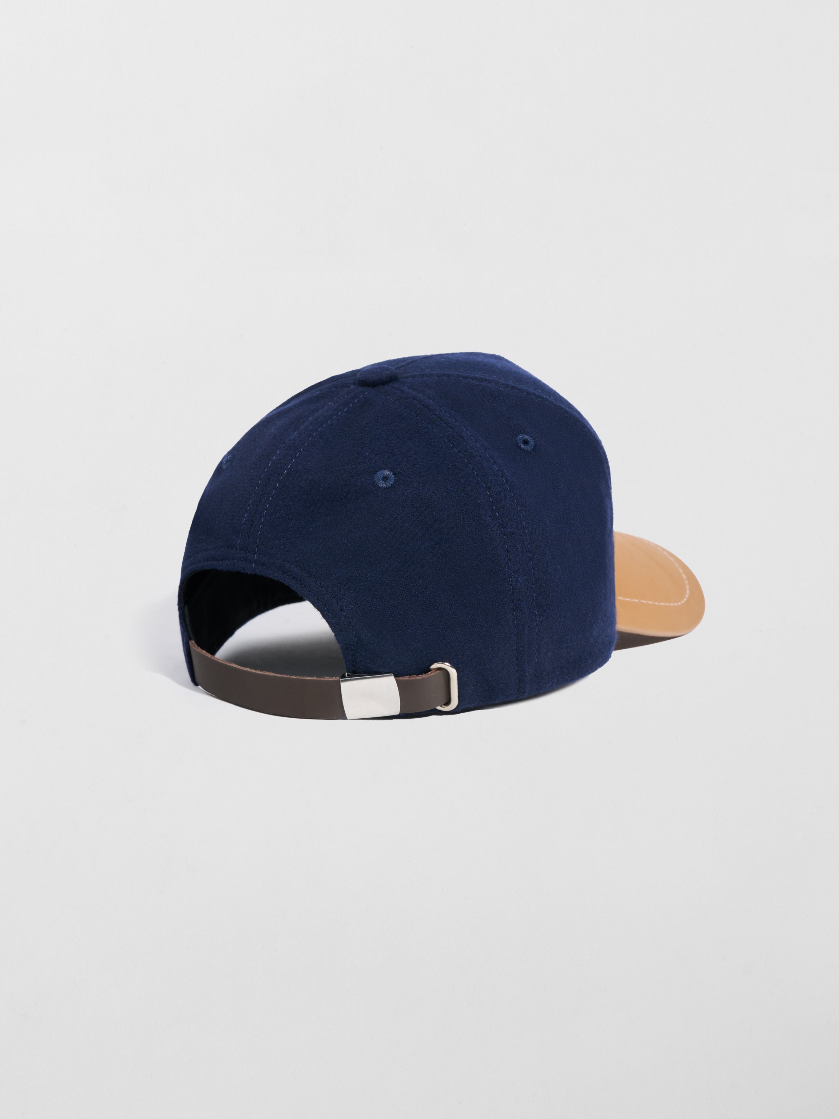 WOOL/LEATHER MA HAT - 3