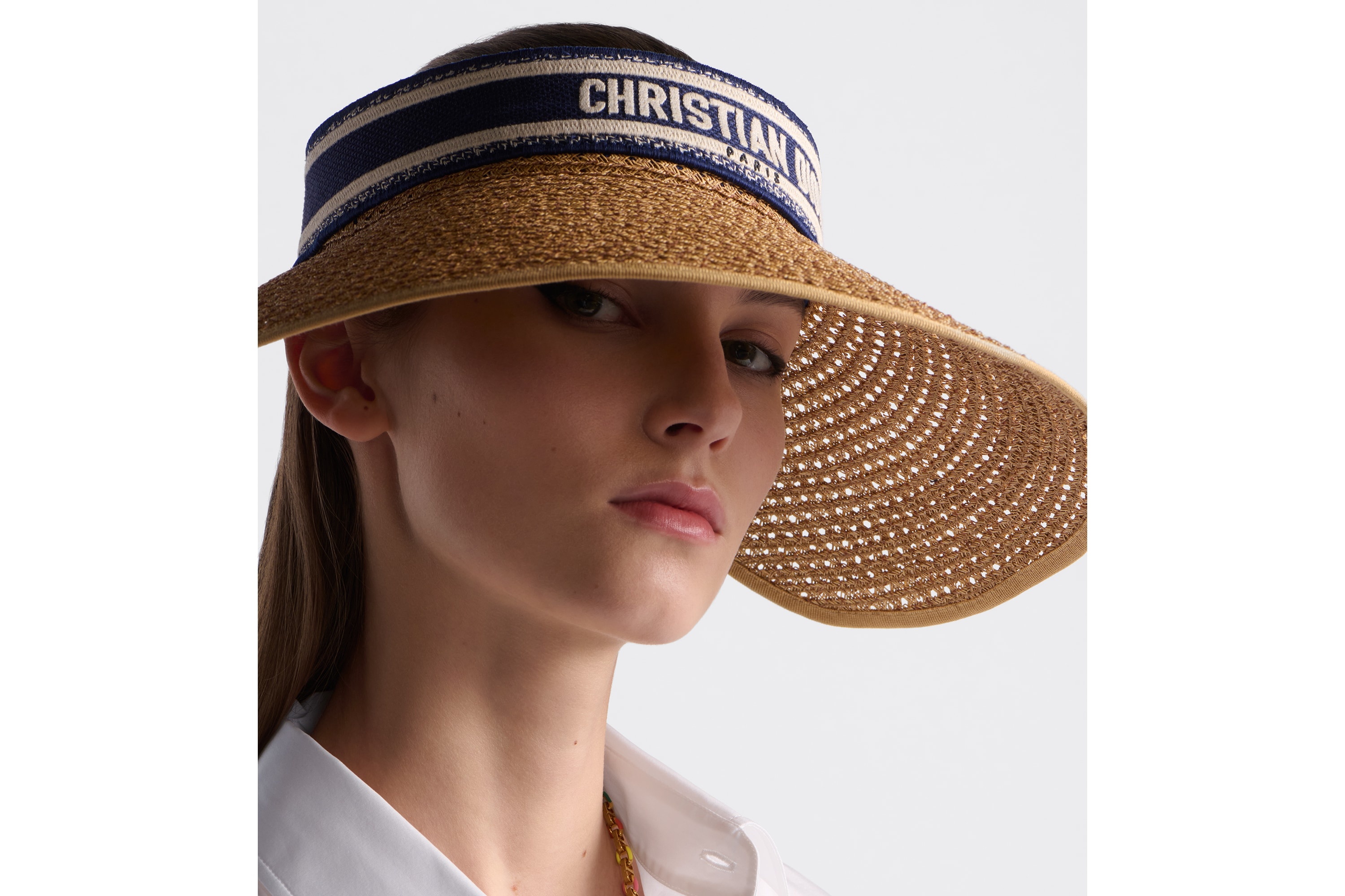 【ディオール】Dioriviera D-Ocean ミッツァ バイザー Dior Dioriviera D-Ocean Visor with Mitzah | REVERSIBLE