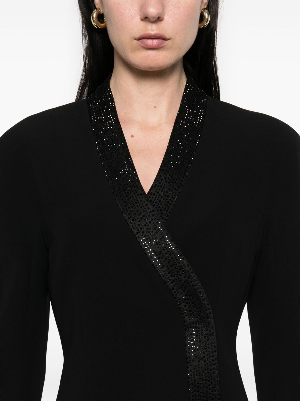 crystal-embellished jacket - 5