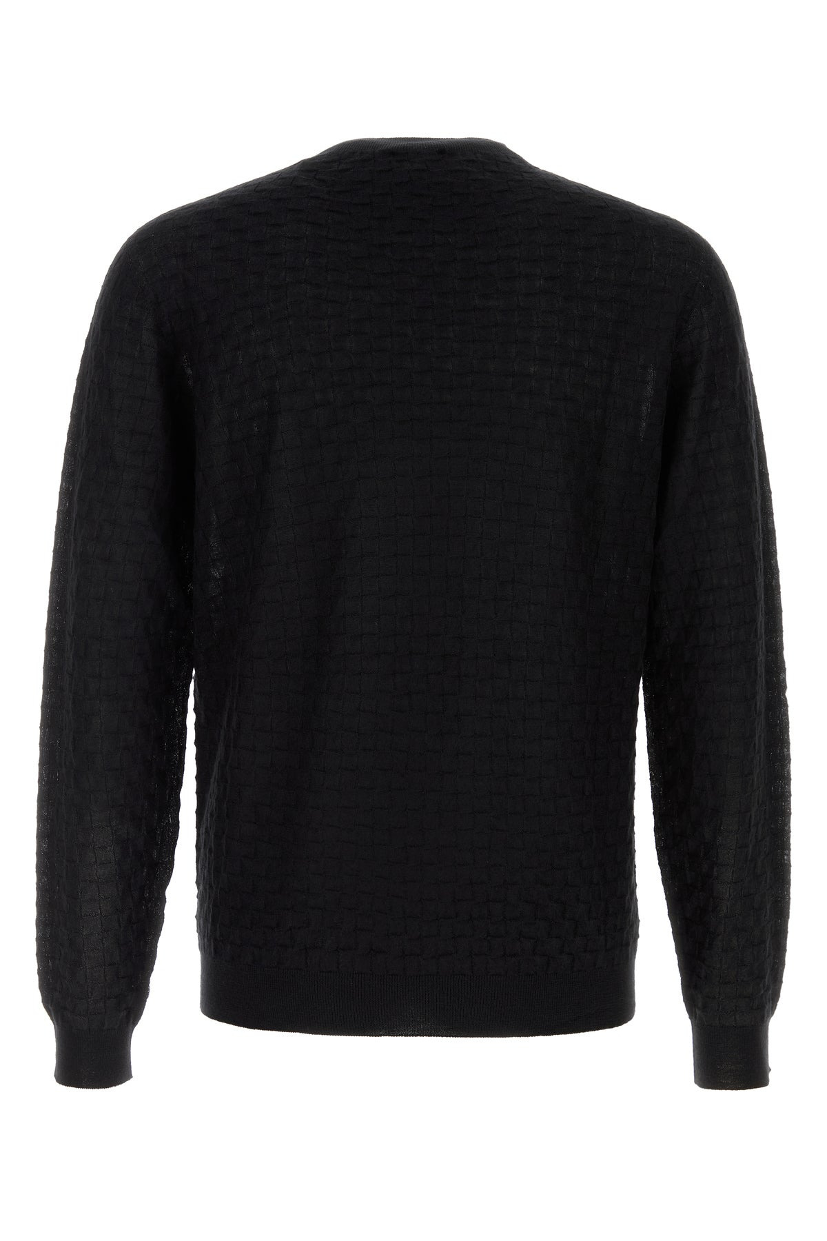 Black cashmere blend sweater - 2