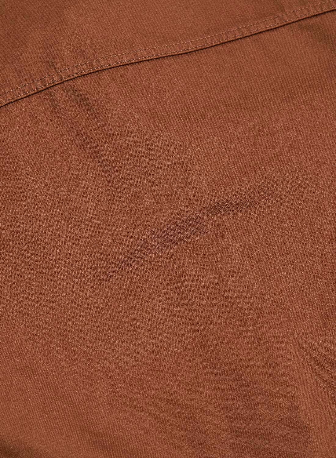 Short Jacket Heavy Cotton in Brown - 11