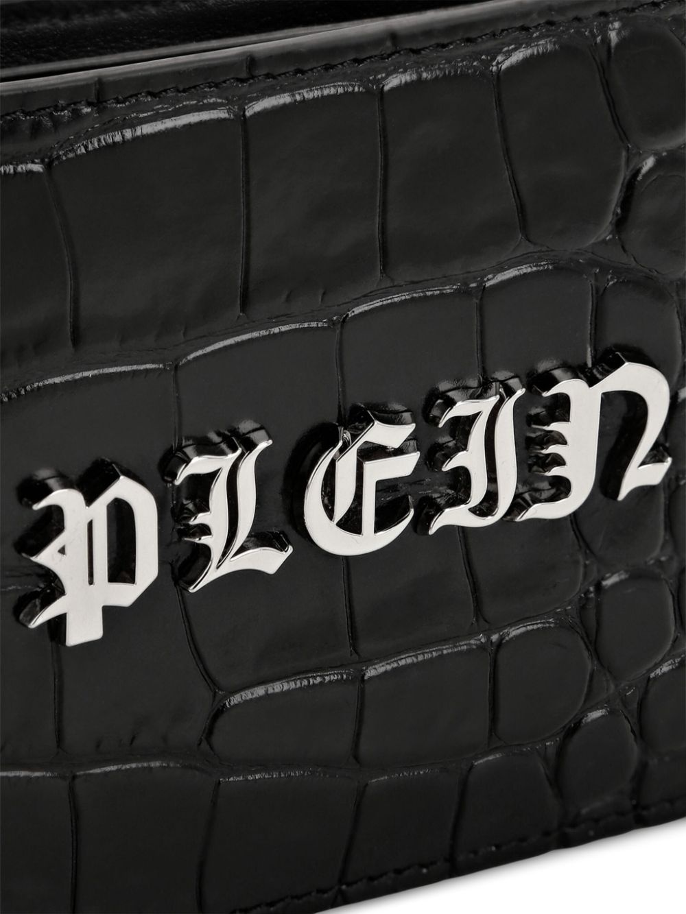 Gothic Plein crocodile-embossed wallet - 4