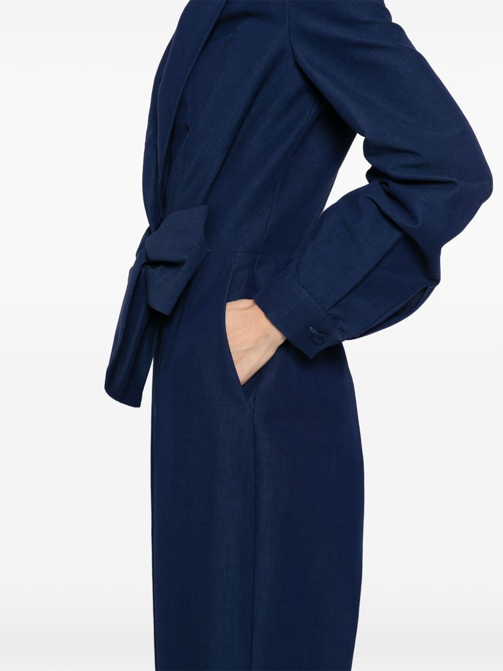 bow-detail jumpsuit - 5