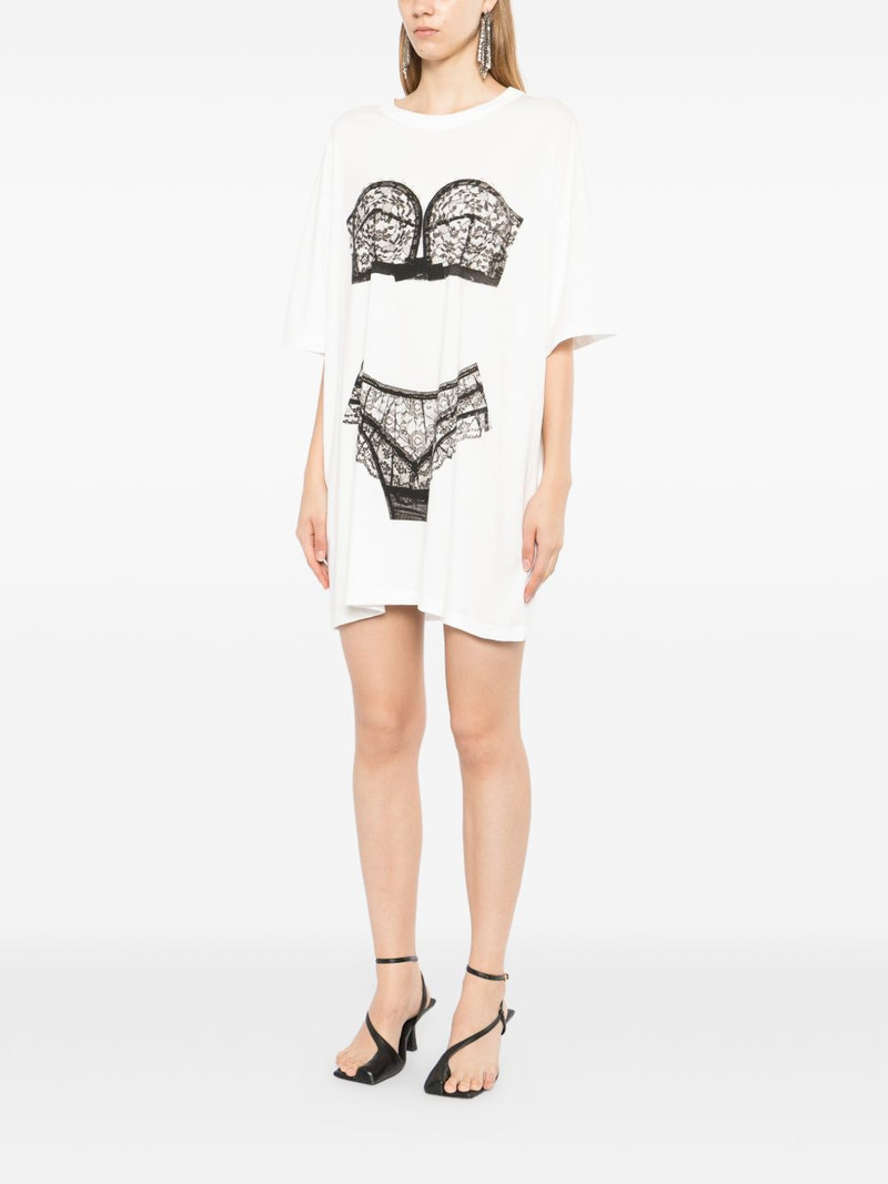 lingerie-print cotton T-shirt 3