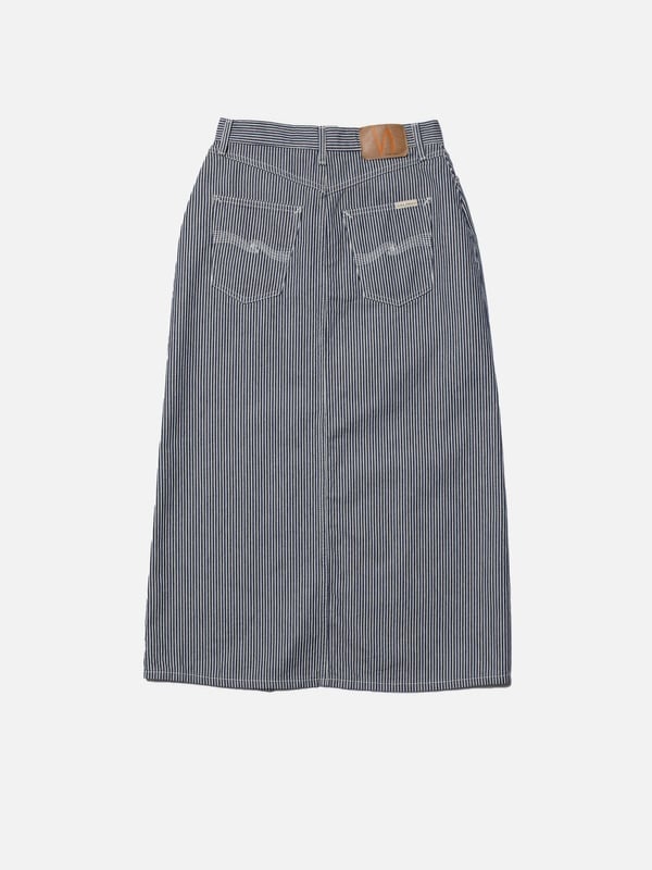 Anna Hickory Striped Skirt Blue/Offwhite - 4
