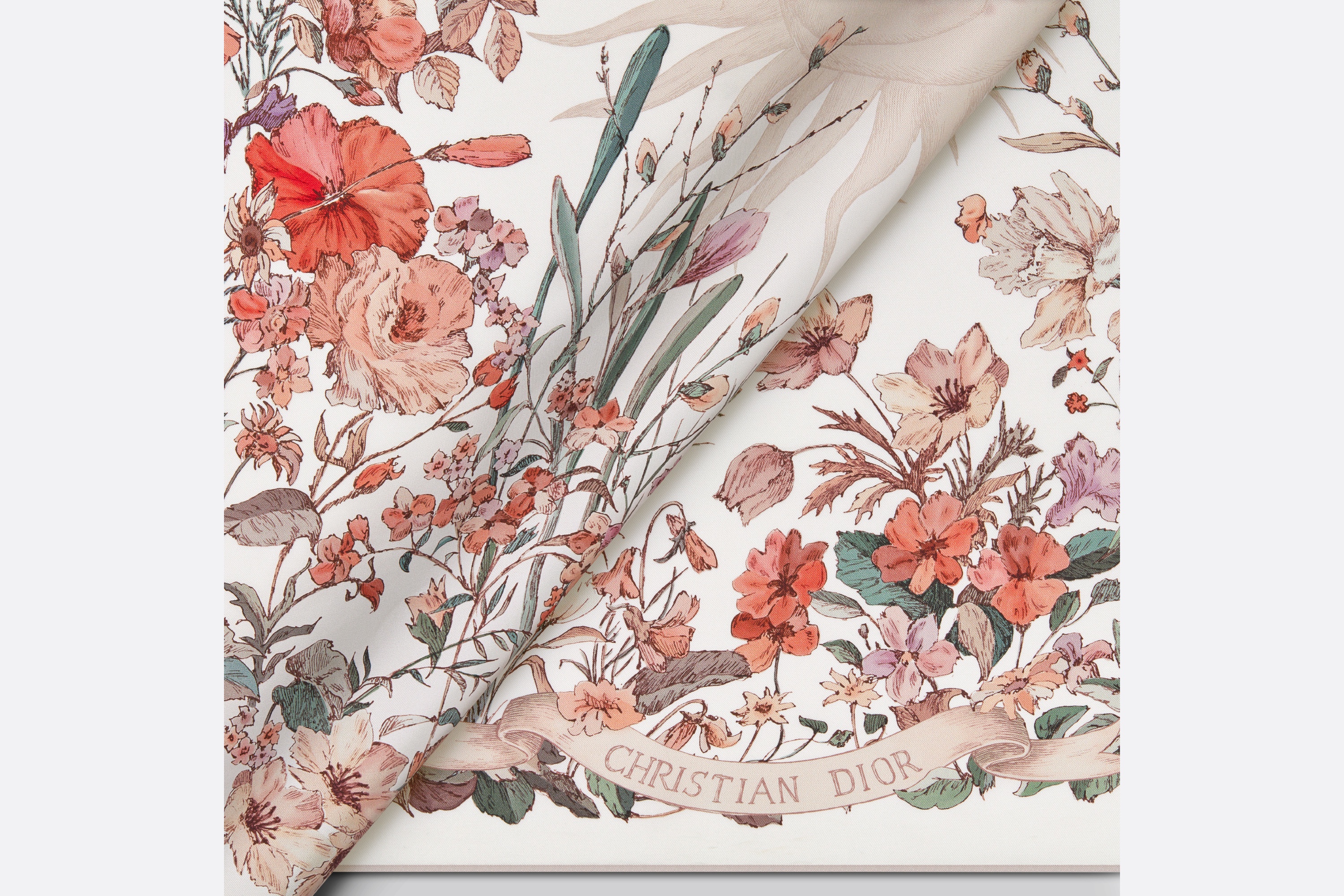 Dior Dior 4 Saisons Printemps Soleil 90 Square Scarf | dior