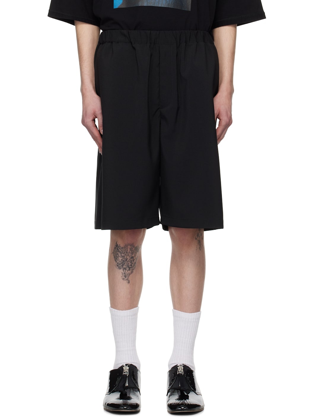 Black UP1E4507-2 Shorts - 1