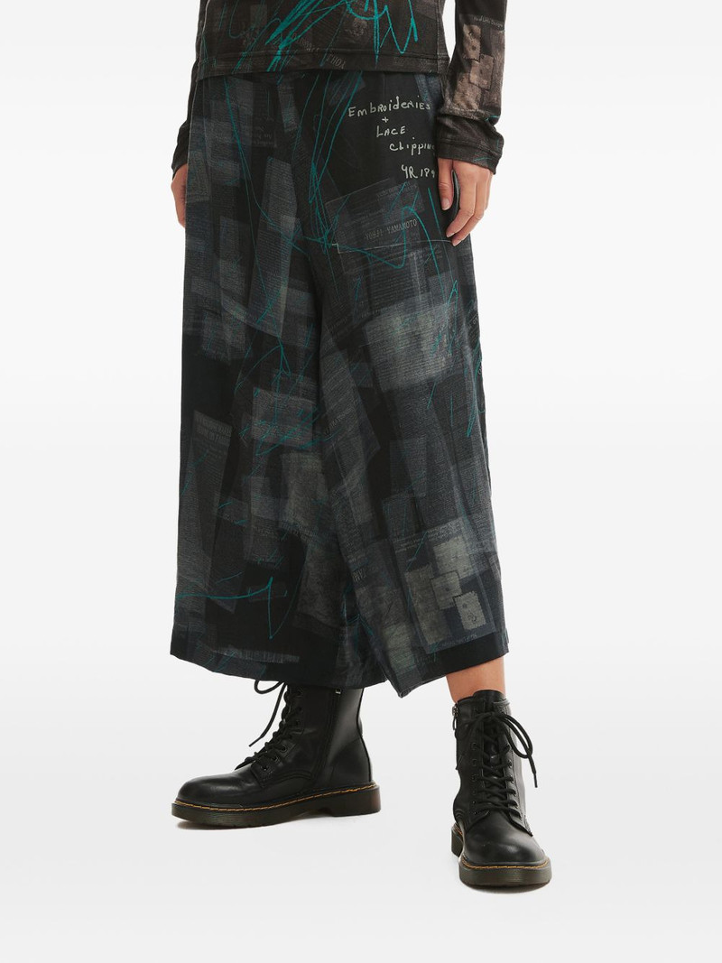 graphic-print wide-leg trousers 3