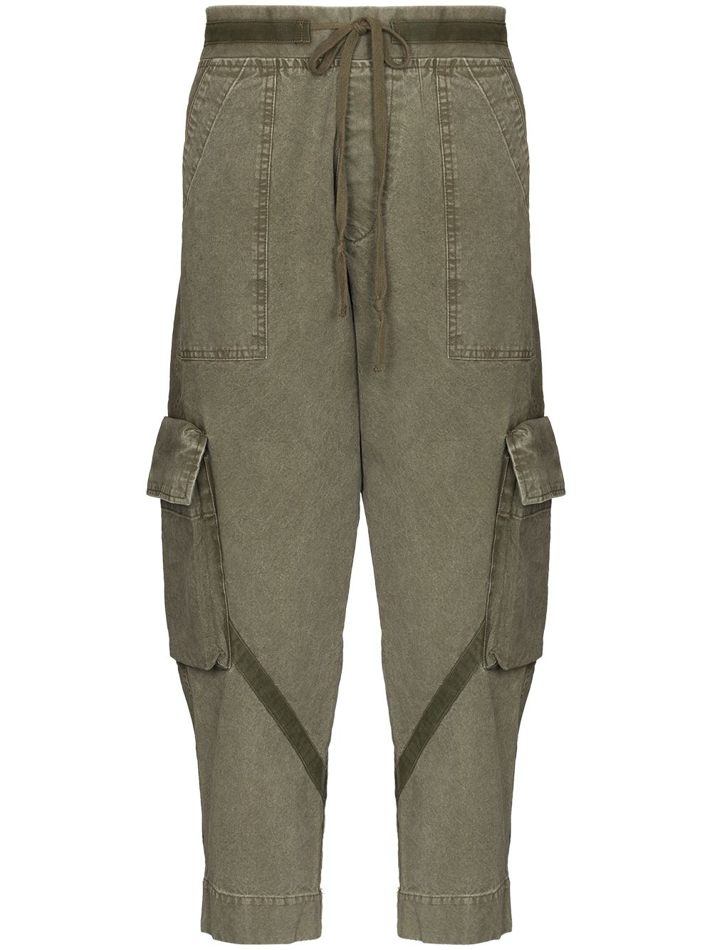 army tent cropped cargo trousers - 1