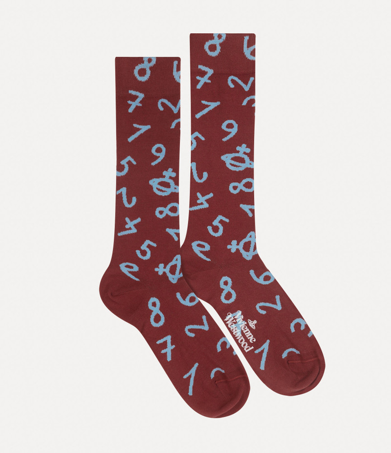 Vivienne Westwood NUMBERS SOCKS outlook