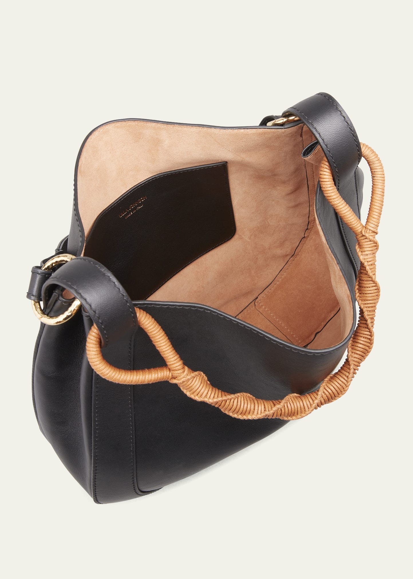 Georgia Calf Leather Hobo Bag - 4