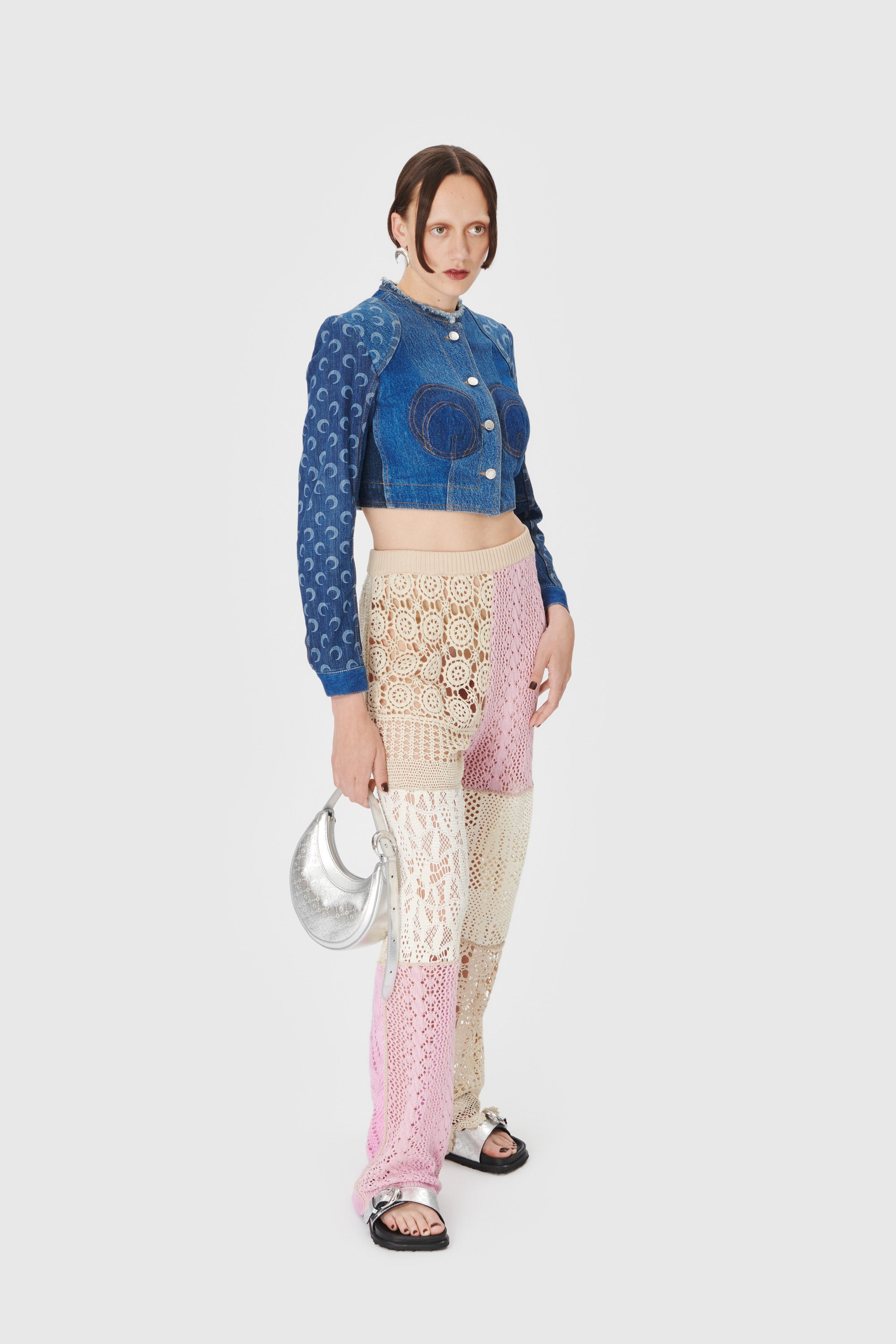 Regenerated Crochet Straight Leg Pants - 2