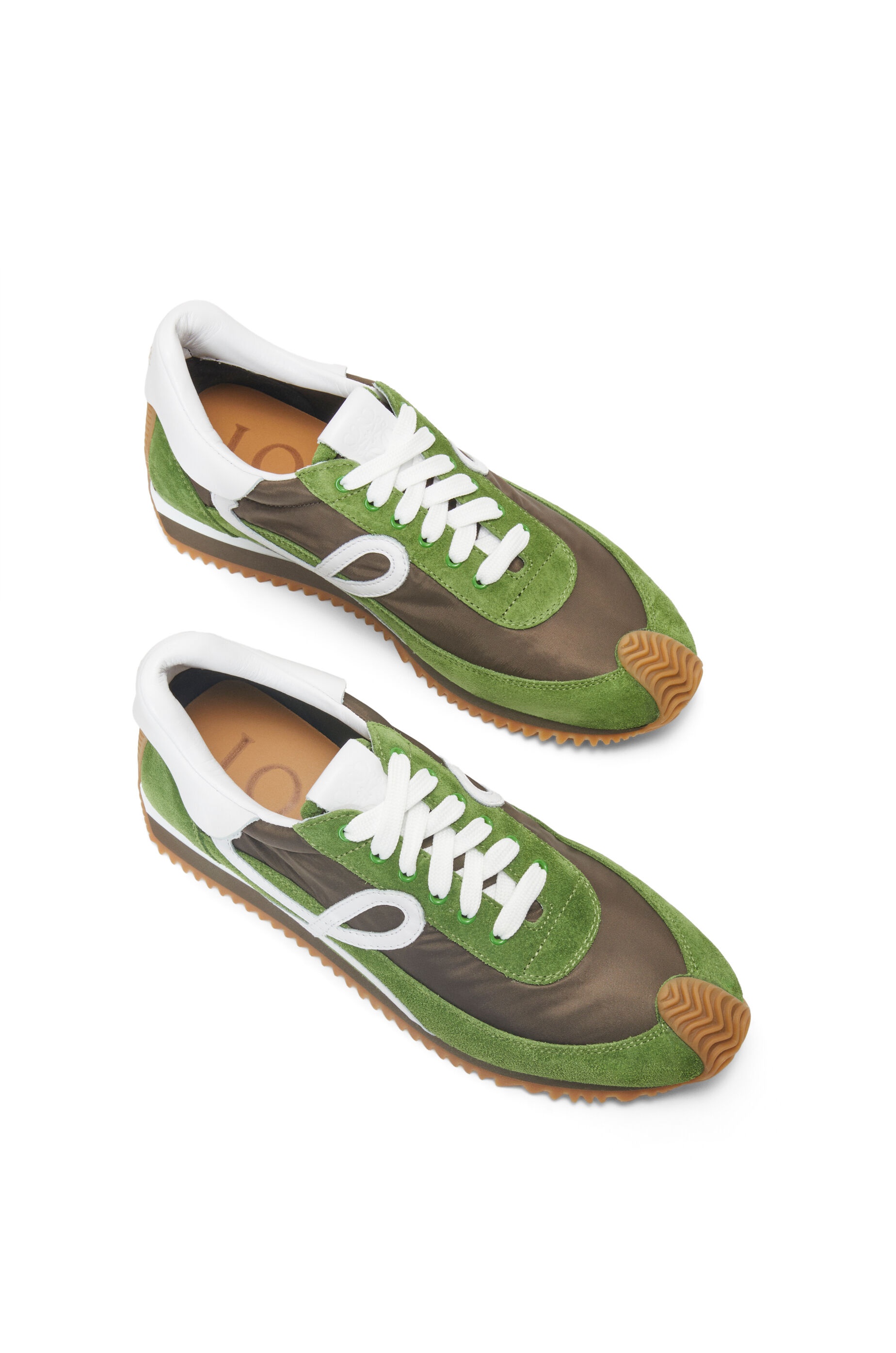 Flow runner in nylon and calfskin - 4