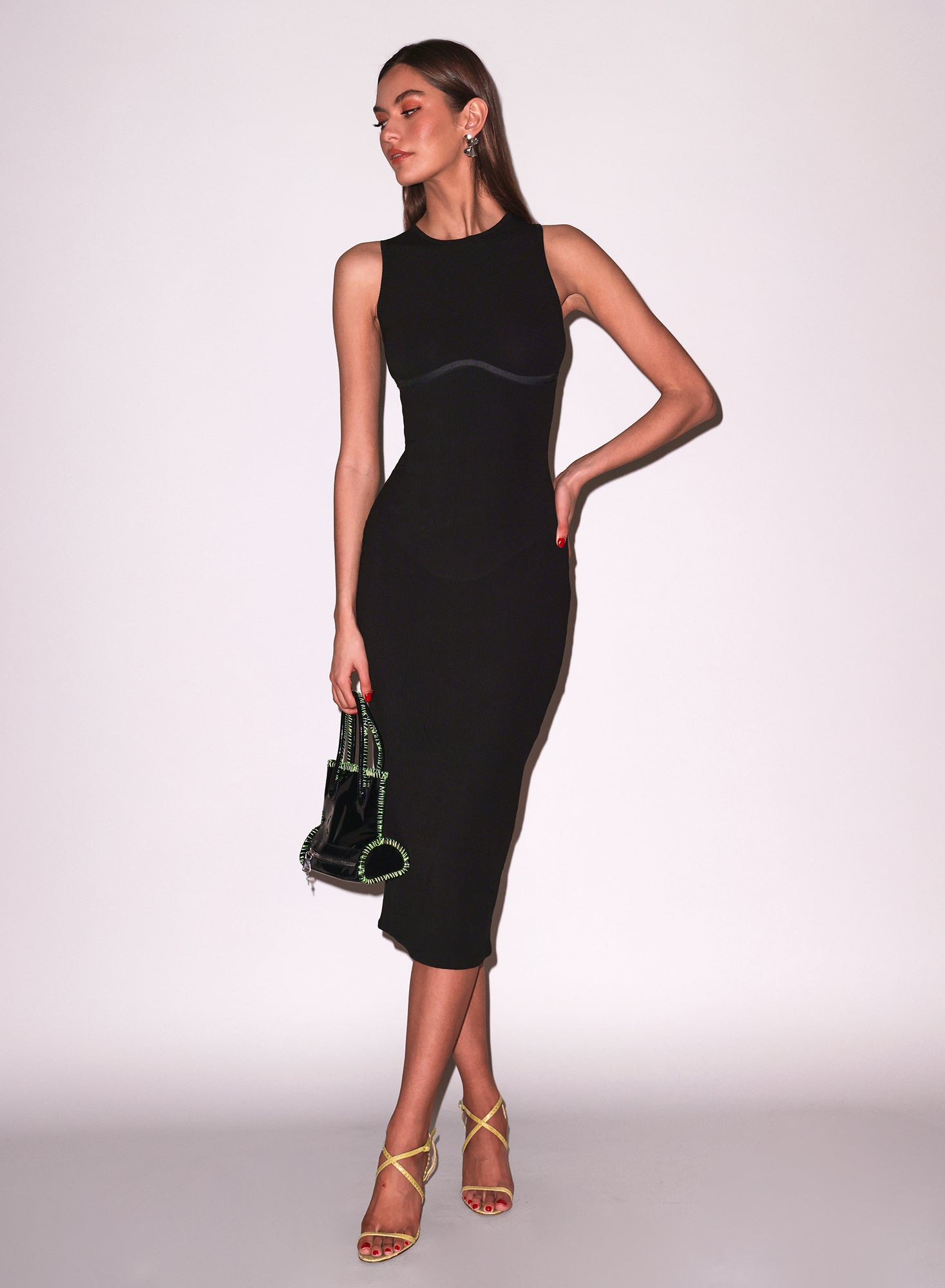 Hourglass Rib Midi Dress - 2