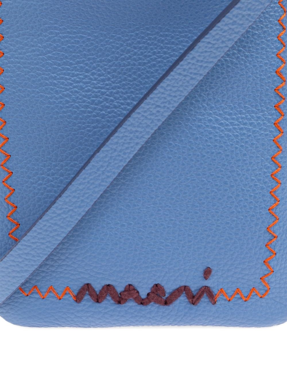 drawstring leather crossbody bag - 3