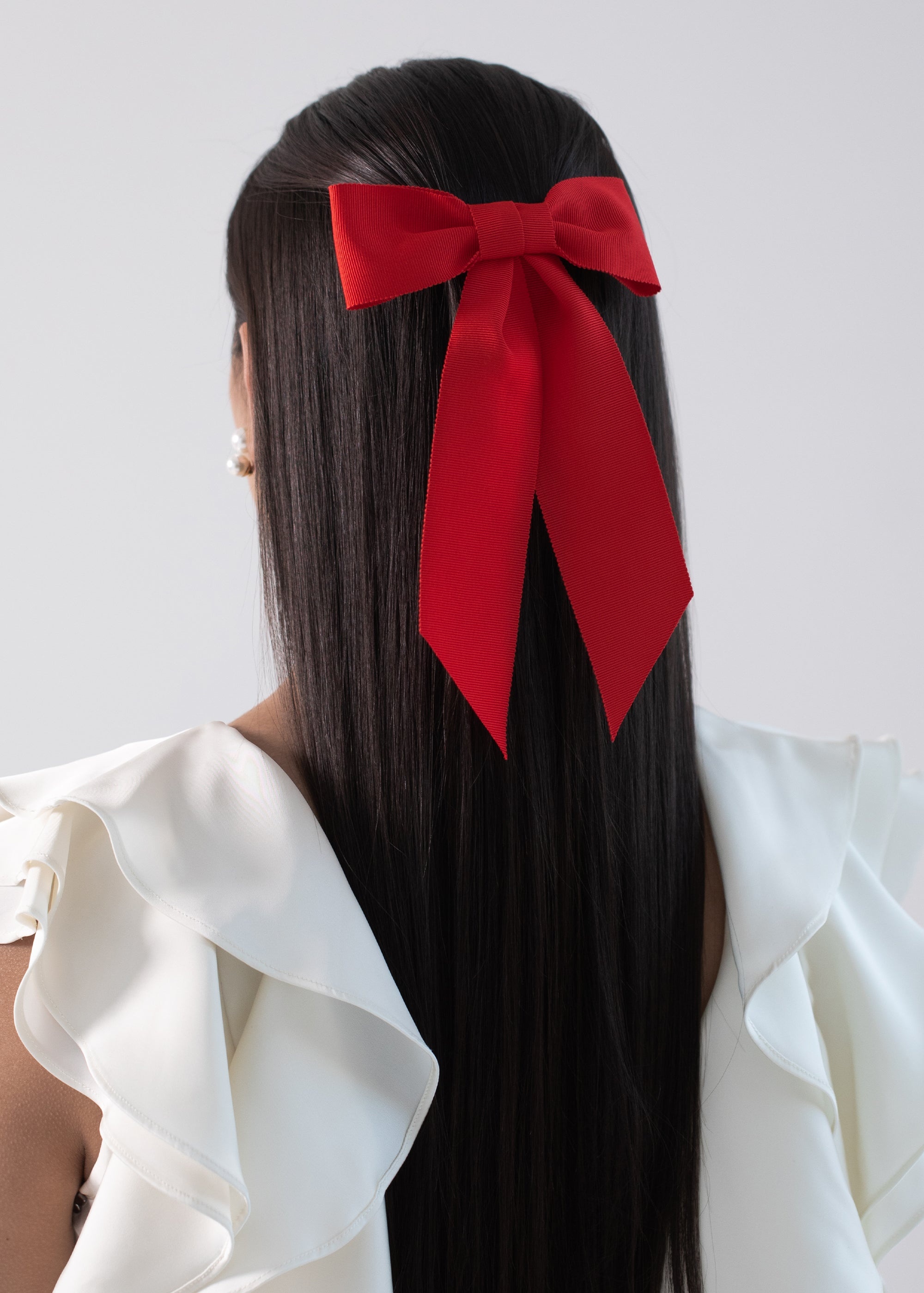 Alice Grosgrain Bow Barrette - 2