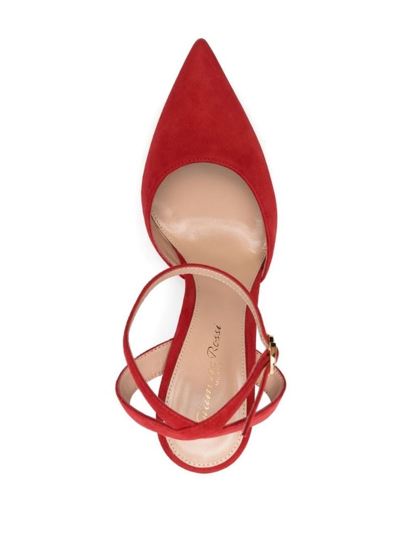 Aura D'Orsay suede pumps - 4