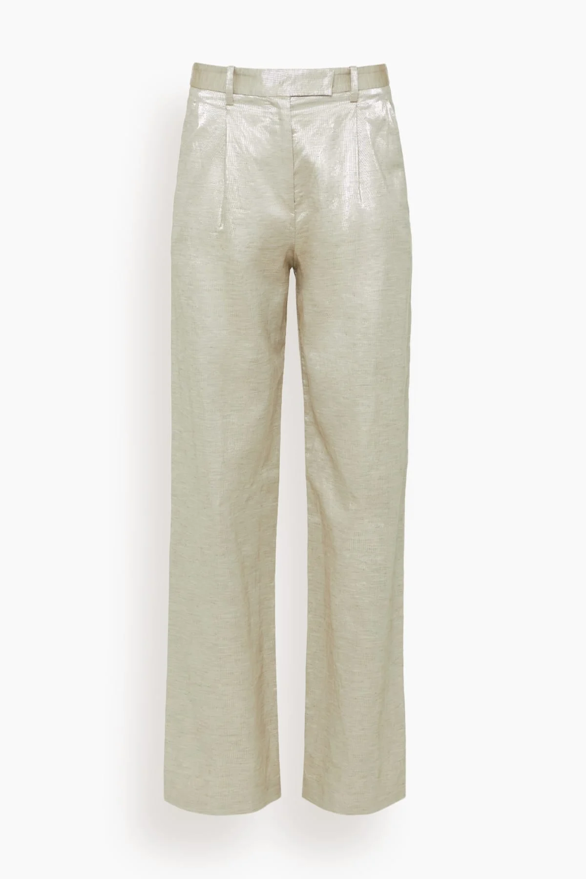 Chic Linen High Waisted Pants in Lucente - 1