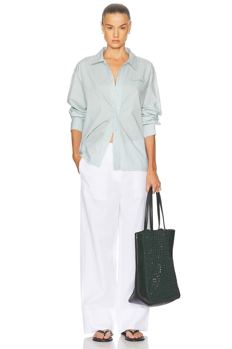 Museum of Peace & Quiet Wordmark Button Up Shirt outlook