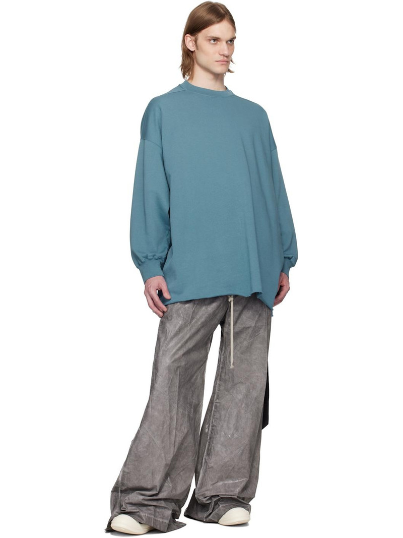 Rick Owens DRKSHDW Blue Hollywood Tommy LS Sweatshirt outlook