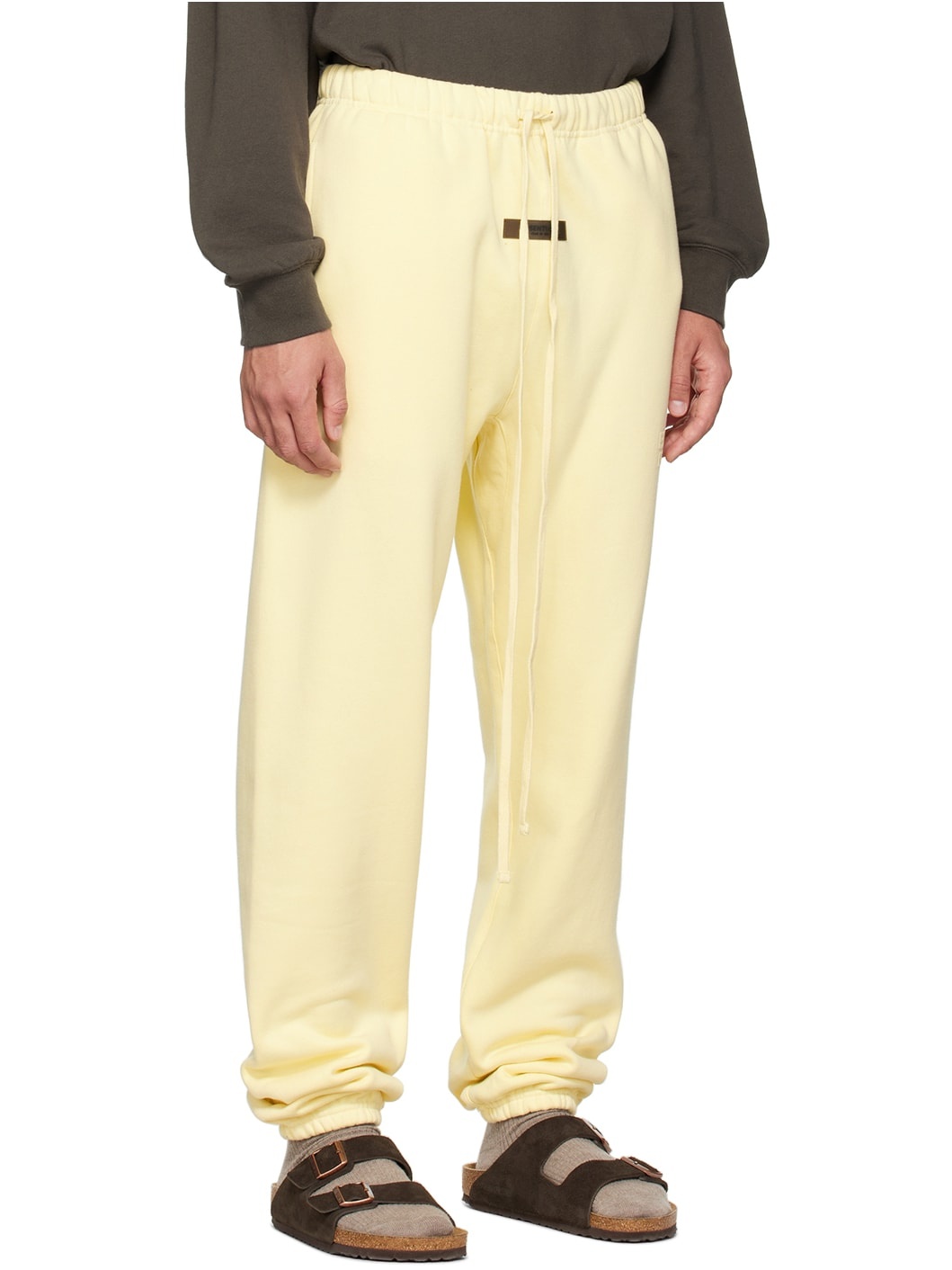 Yellow Drawstring Lounge Pants - 2