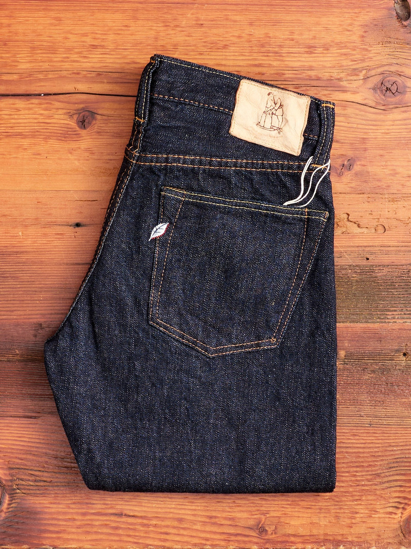 Pure Blue Japan XX-013 14oz Rinsed Selvedge Denim - Slim Tapered Fit outlook