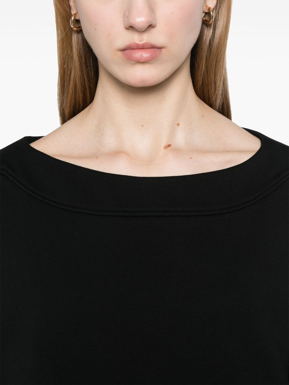 logo-embossed sweatshirt - 5