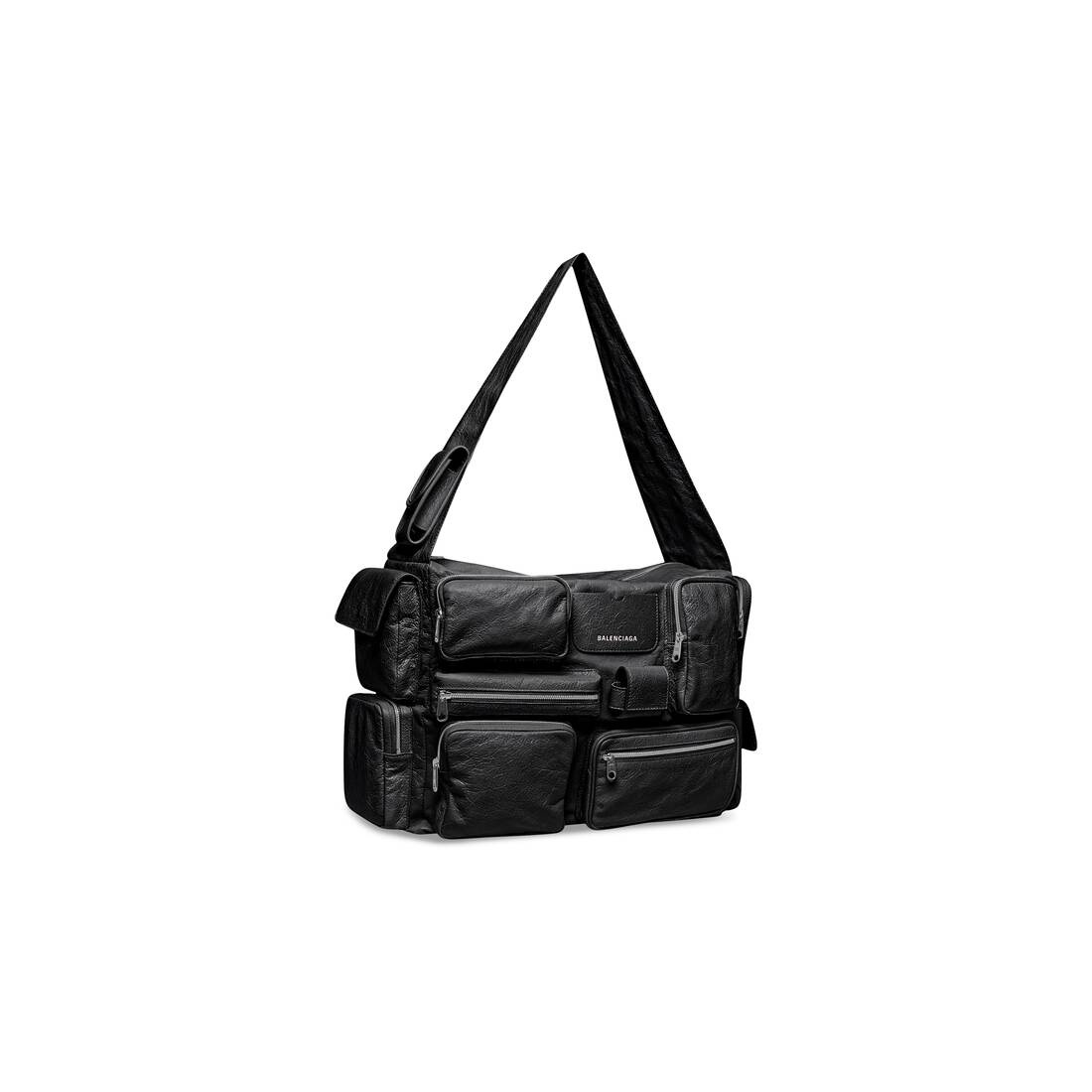 BALENCIAGA Superbusy Large Sling Bag in Black | REVERSIBLE