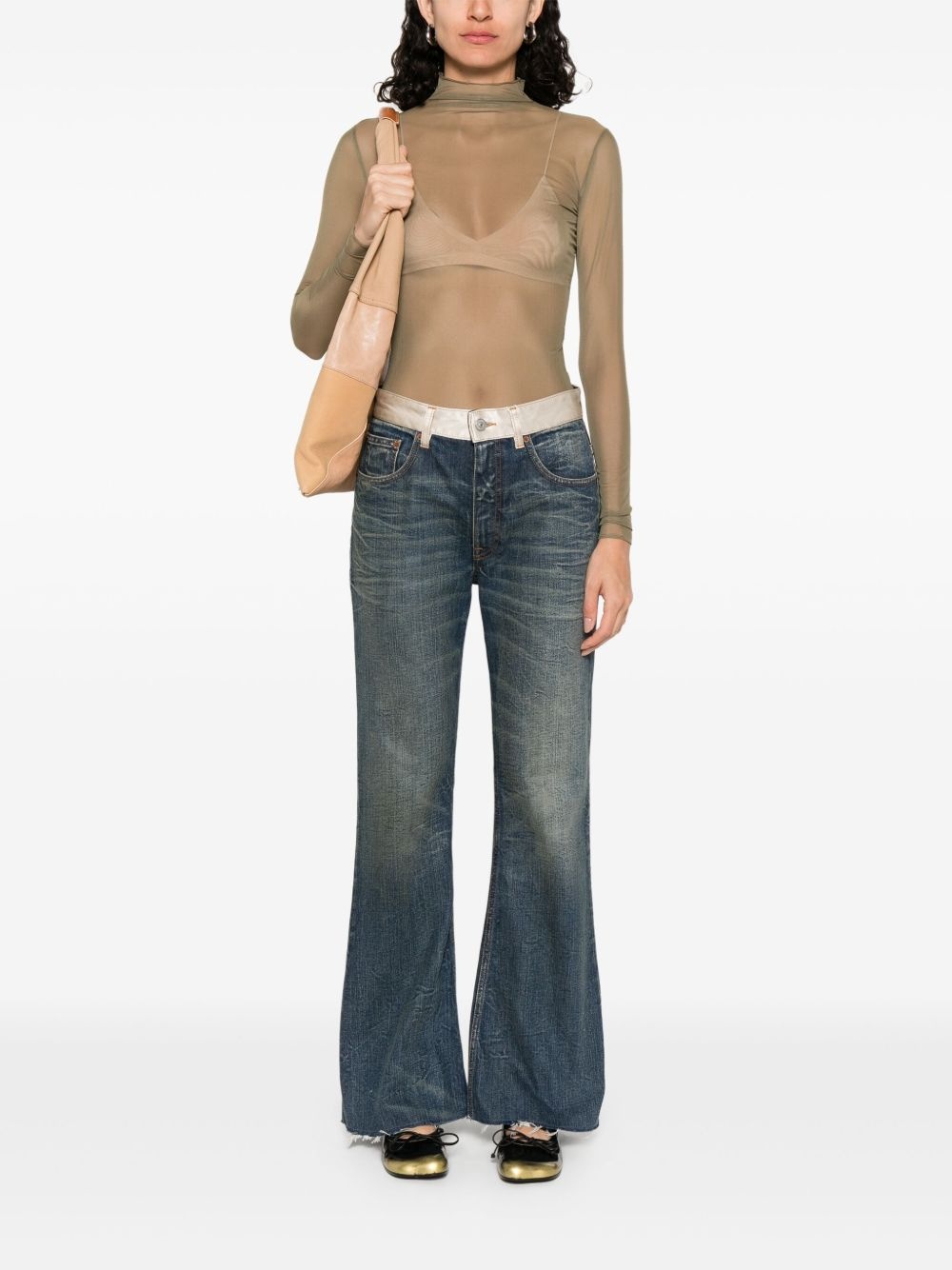 numbers-motif jeans - 2
