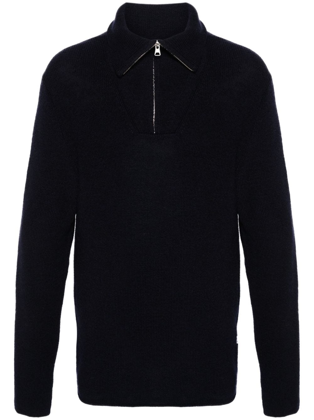 Carl wool zip-up jumper - 1